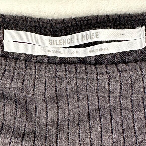 Urban outfitters Silence + Noise Womens Midi Dress Gray S Cosy Off Shoulder - Picture 3 of 15